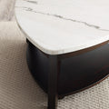 Francis White Marble Top End Table White White Marble