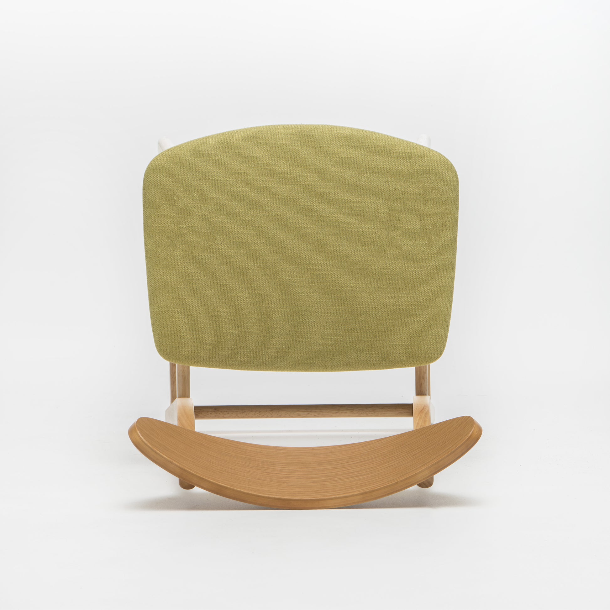 Counter Height Chair Set Of 2 Green Fabric