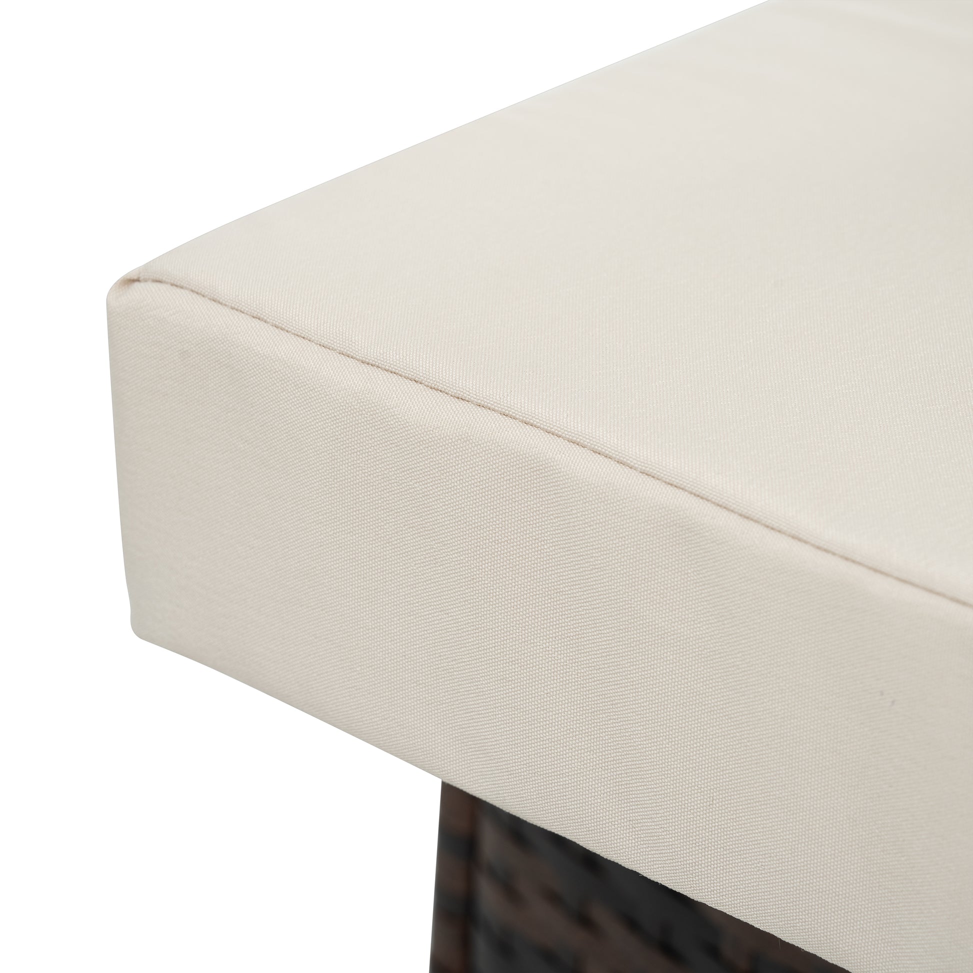 Patio Furniture, Outdoor Furniture, Seasonal Pe Wicker Furniture, 6 Set Wicker Furniture With Tempered Glass Coffee Table Dark Gray Seats 4 Pe Rattan Iron Waterproof Fabric