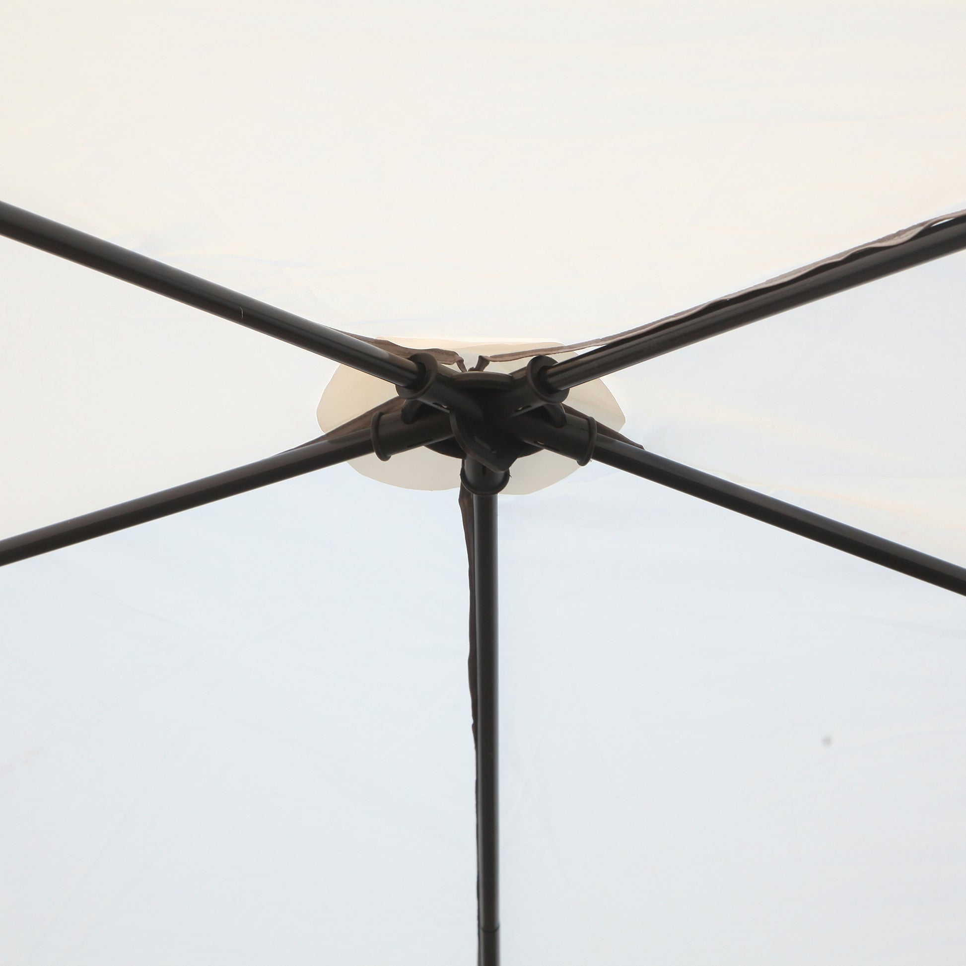 Outsunny 20 Person Camping Tent, Outdoor Cabin Tent Tent With 2 Doors, Screen Room, Family Dome Tent For Hiking, Backpacking, Traveling, Easy Set Up, Cream Cream White Steel