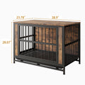 Dog Crate Furniture, Wooden Dog Crate Table, 38.9