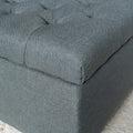 Glouster Storage Ottoman V2 Dark Gray Birch Fabric