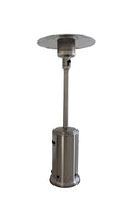 46,000 Btu Standing Patio Heater Steel Gray Aluminium