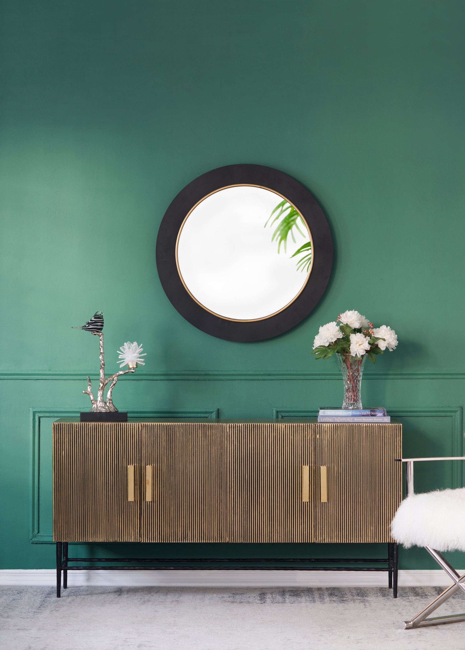 Aluminum Candle Holder With Marble Stand, 8X5X15" Multicolor Aluminium