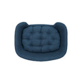 Dog Bed Navy Blue Fabric