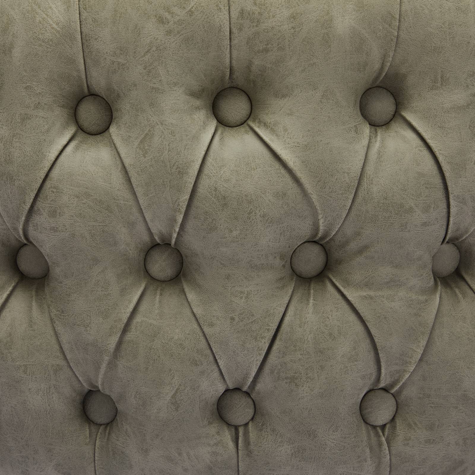 Hand Pulled Buckle Decoration Pu Dining Chair,Accent Leisure Chair, Mid Century Modern Arm Chair With Solid Wood Armrests And Legs, 1 Seat Cushioned Sofa For Living Room Bedroom,Olive Green Color Olive Green Primary Living Space American Design