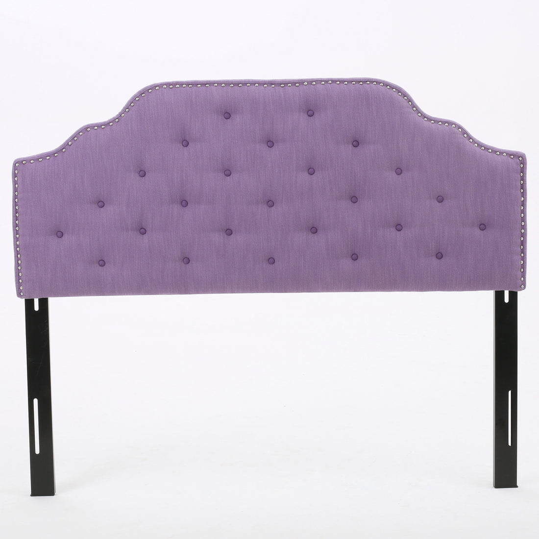 Queen&Full Sized Headboard Queen Light Purple Fabric