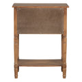 Narrow Console Table, Slim Sofa Table With Three Storage Drawers And Bottom Shelf Natural Natural Solid Wood Mdf