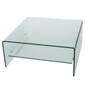 Coffee Table Clear Tempered Glass