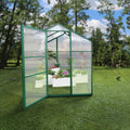 Newly Marketed Gain Height Windproofaluminum Greenhouse 6X10 Ft Polycarbonate Greenhouse Raised Base And Anchor Aluminum Heavy Duty Walk In Greenhouses For Outdoor Backyard In All Season Green Aluminium Alloy