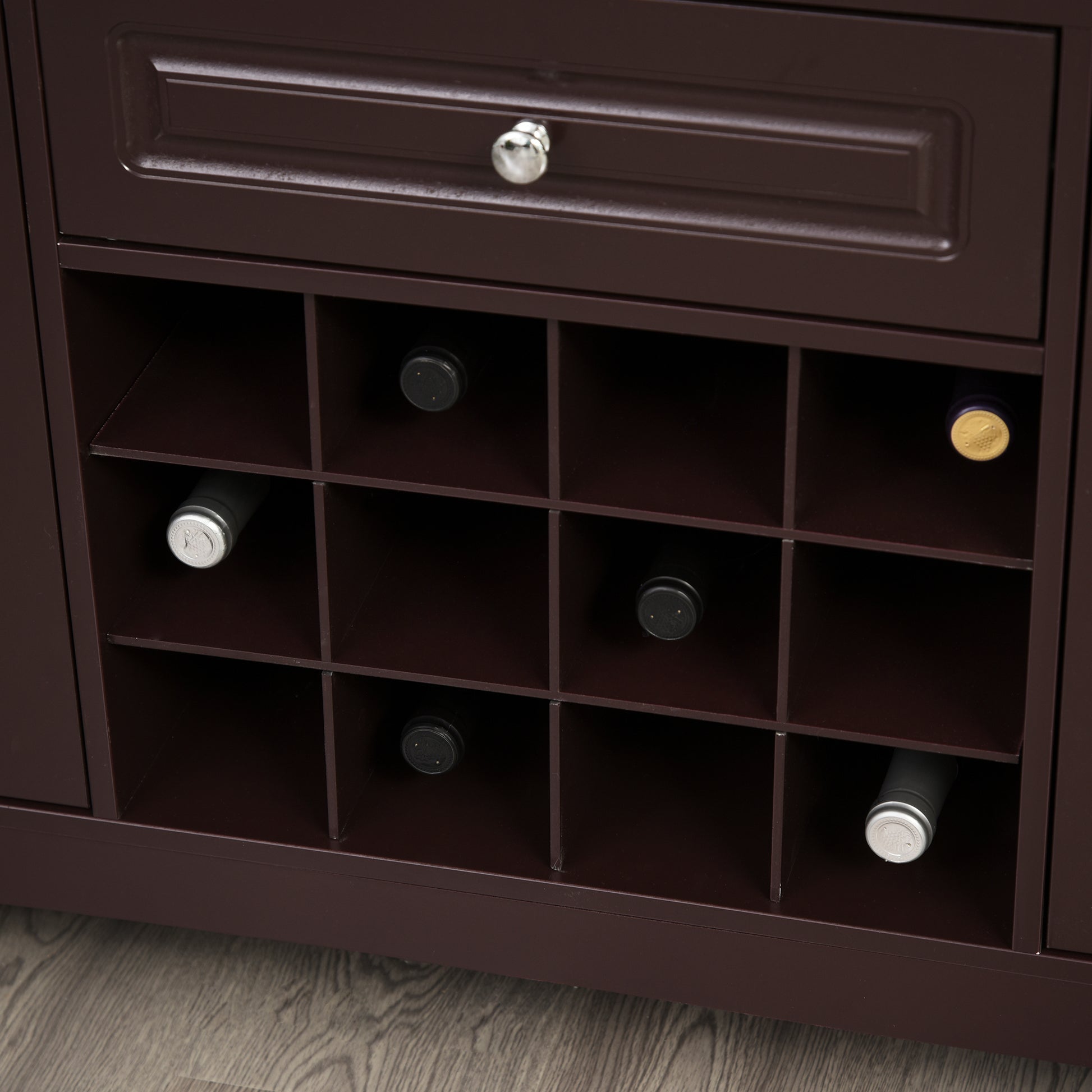 Homcom Coffee Bar Cabinet, Modern Sideboard