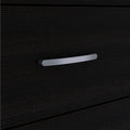 Cambridge Three Drawers Dresser Black Bedroom Modern Pine Melamine Engineered Wood