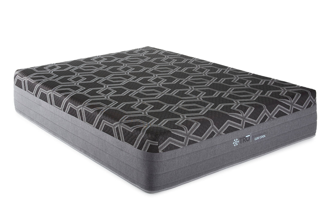 14" Smooth Top Hybrid Ultra Plush Full Mattress Black Foam Spring Full