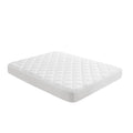 Overfilled Deep Pocket Mattress Pad White Queen White Nylon Queen