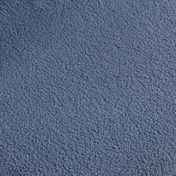 Modern Haze Blue Dining Chair Set Of 2 With Iron Tube Wood Color Legs, Shorthair Cushions And Comfortable Backrest, Suitable For Dining Room, Living Room, Cafe, Simple Structure. Blue Fabric