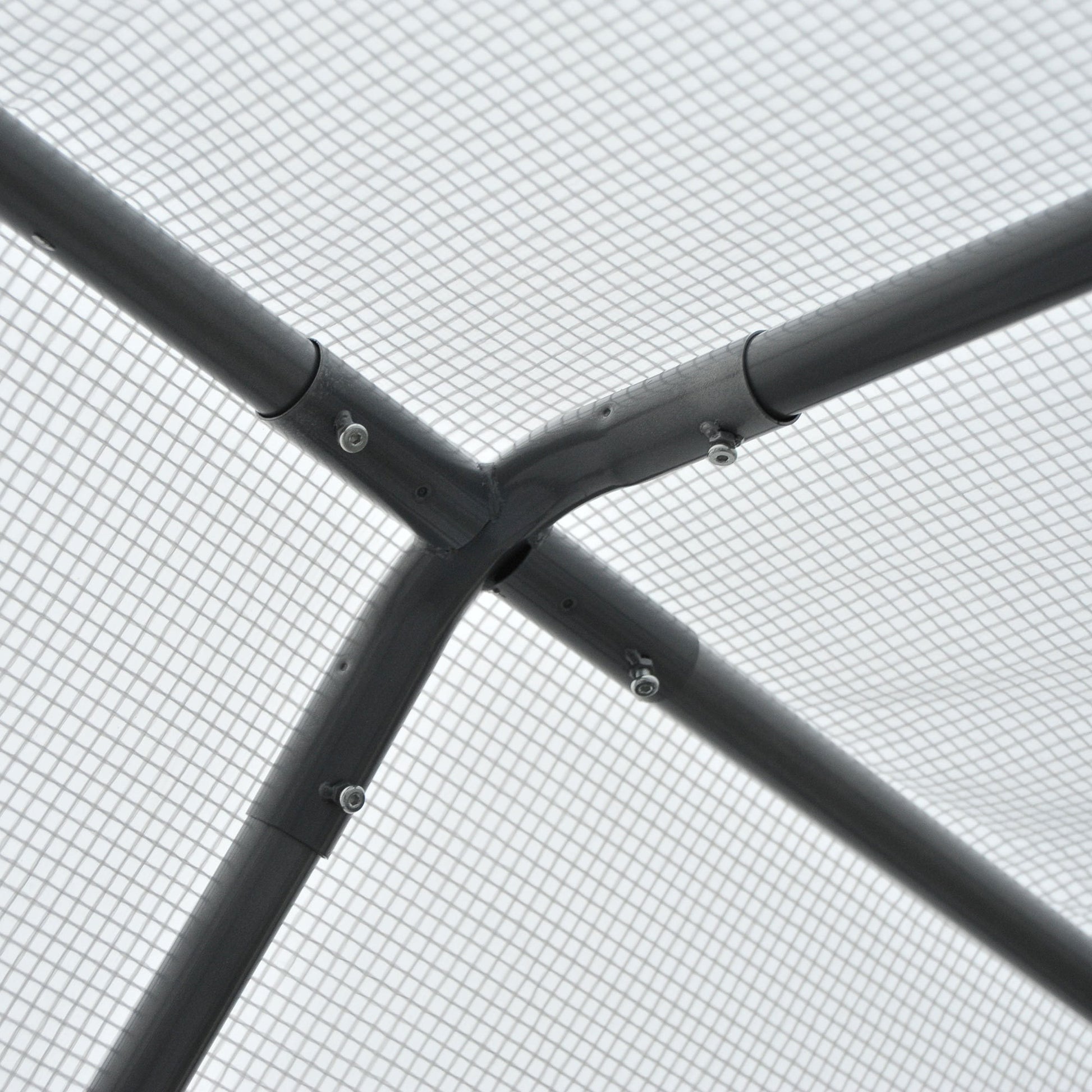 Outsunny 8' X 6' X 7' Walk In Greenhouse, Outdoor Garden Warm Hot House With 4 Roll Up Windows, 2 Zippered Doors And Weather Cover, White White Polyethylene