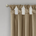 Twist Tab Total Blackout Window Curtain Panel Only 1 Pc Panel Bronze Polyester