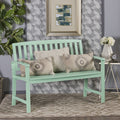 Loja Bench Mint Acacia Wood