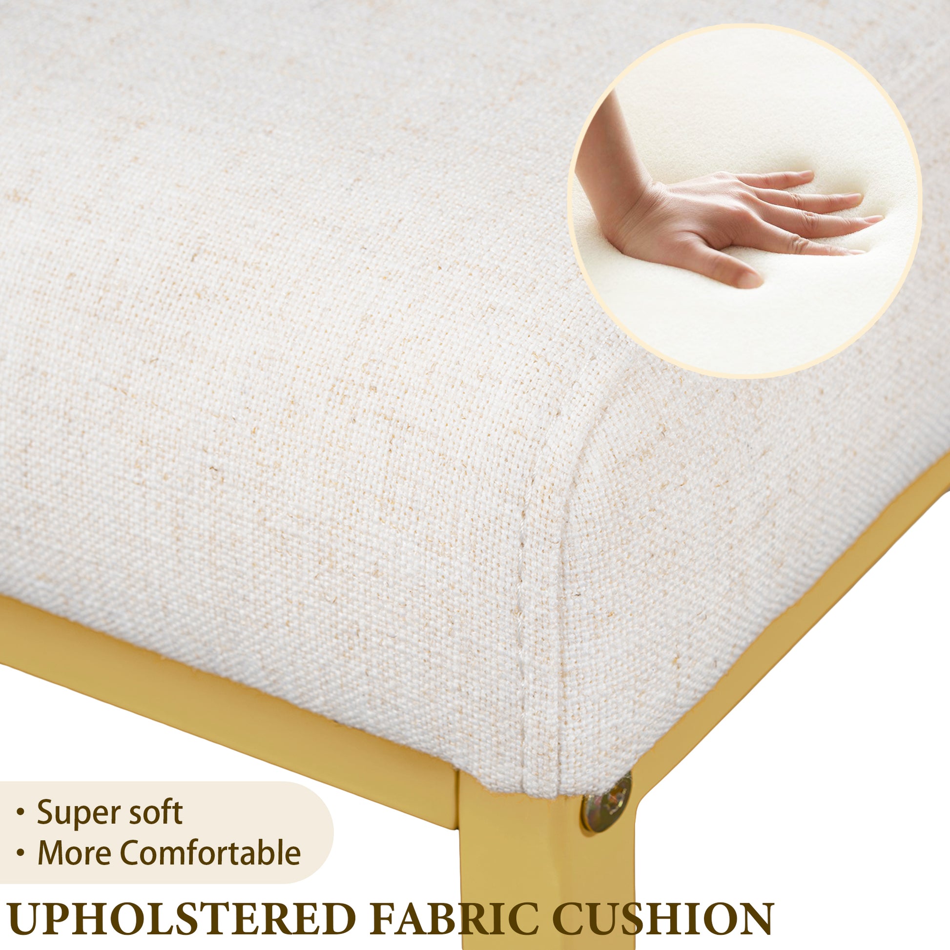 Modern Style Vanity Table With Movable Side Cabinet And 4 Drawers, Large Size Dressing Table With Mirror And 3 Colors Led Light, Makeup Table With Stool, White, Lden Legs Gold White 4 Drawers Mdf Metal