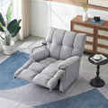 Single Chair Gray Comfortable Seat, The Seat Is Soft And Comfortable, Suitable For Small Living Room Space Single Sofa Gray Velvet 1 Seat