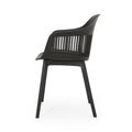 Dahlia Chair Black Polypropylene