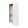 Polygon Corner Wardrobe, Natural Natural Particle Board