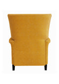 The Canary Recliner Mustard Yellow Espresso Polyester