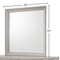 Gray Square Mirror Gray Solid Wood Mdf Glass