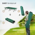 Outsunny 2 Person Folding Camping Cot For Adults, 50