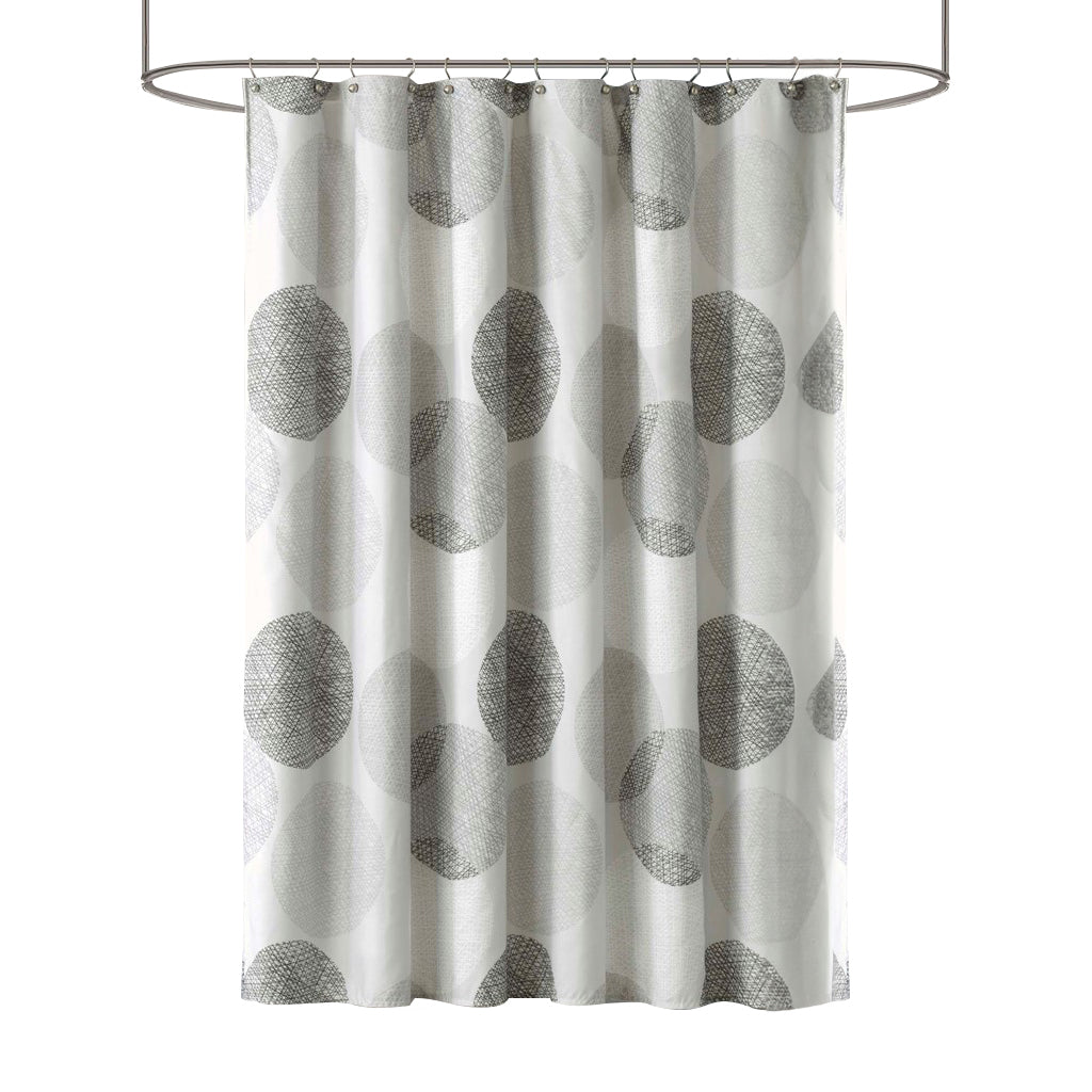 Shower Curtain Multicolor Microfiber