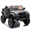 24V Two Seater Kids Ride On Car W Parents Remote Control, Licensed Toyota Lc250,4Wd,220W Motors,With Shovel,Three Point Seat Belt,Slow Start,Speed Adjustment,Bluetooth,Music For Kids Aged 3 . Gray 100 149 Lbs Polypropylene