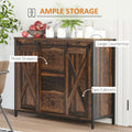 Homcom Industrial Farmhouse Buffet Cabinet,