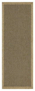 Earth Gc Ntl1003 Jute Black 7 Ft. 10 In. X 10 Ft. 3 In. Indoor Outdoor Area Rug Natural Black Polyester Polypropylene