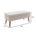 Storage Bench With Storage Bench For Bedroom End Of Bed Bench Foot Of Bed Bench Entryway Bench Storage Ottoman Bench 43.7