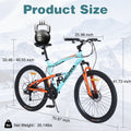 26 Inch Mountain Bike 21 Speed Dual Suspension Aluminum Alloy Frame For Men And Women'S Bike Cycling Cyan Garden & Outdoor Aluminium Alloy