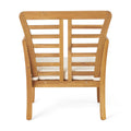 Caydon 2 Club Chairs Table Brown Wood