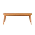 Contemporary Eucalyptus Wood Patio Coffee Table