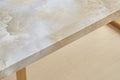 Luxurious Faux Marble Mdf Dinning Table For 6 Or 8, Rectangular 70.9