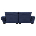 Corduroy Sofa Sleeper Couch Loveseat Sofa With Pillows Comfy Upholstered Deep Seat Sofa For Bedroom,Living Room,Apartment,Office,Dorm Blue Corduroy Blue Foam Upholstered 2 Seat