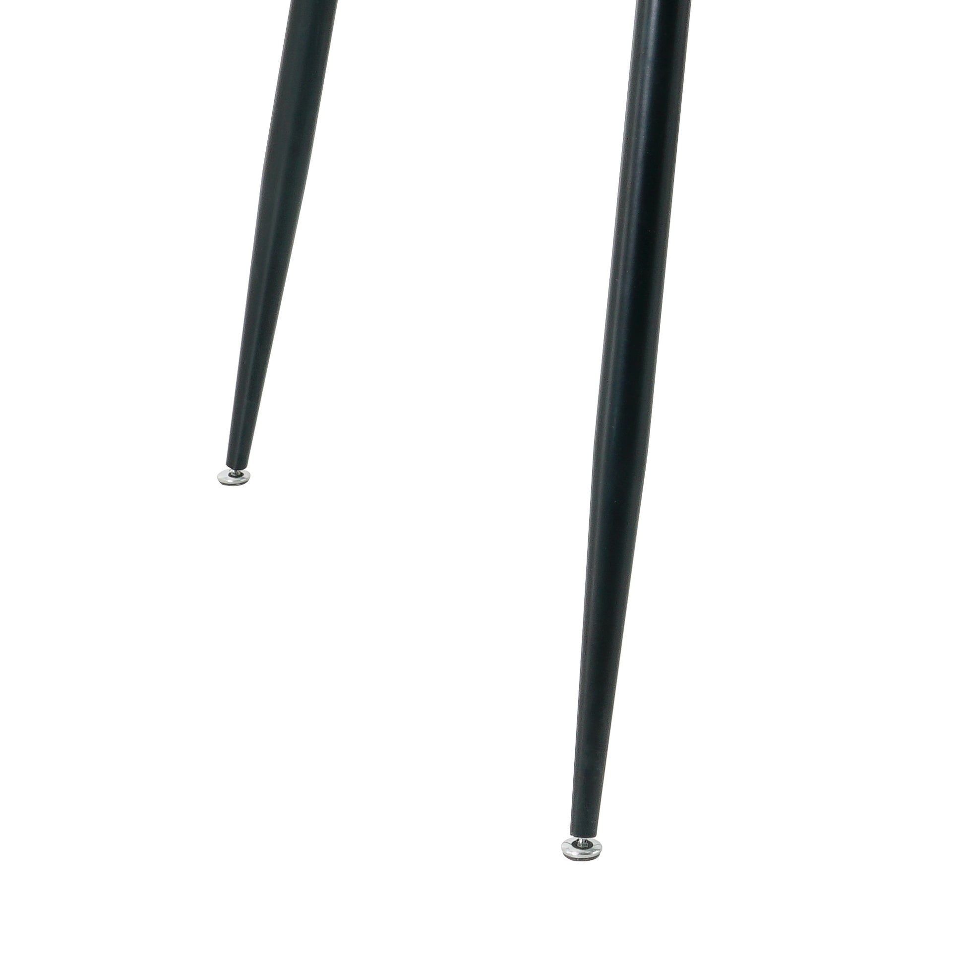 Modern Simple Glass Table, High Quality Tempered Glass Metal Material, Black Spray Table Legs, Suitable For Restaurant Kitchen Set Of 1 Black Round Glass