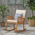 Casa Acacia Rocking Chair Brown Acacia Wood