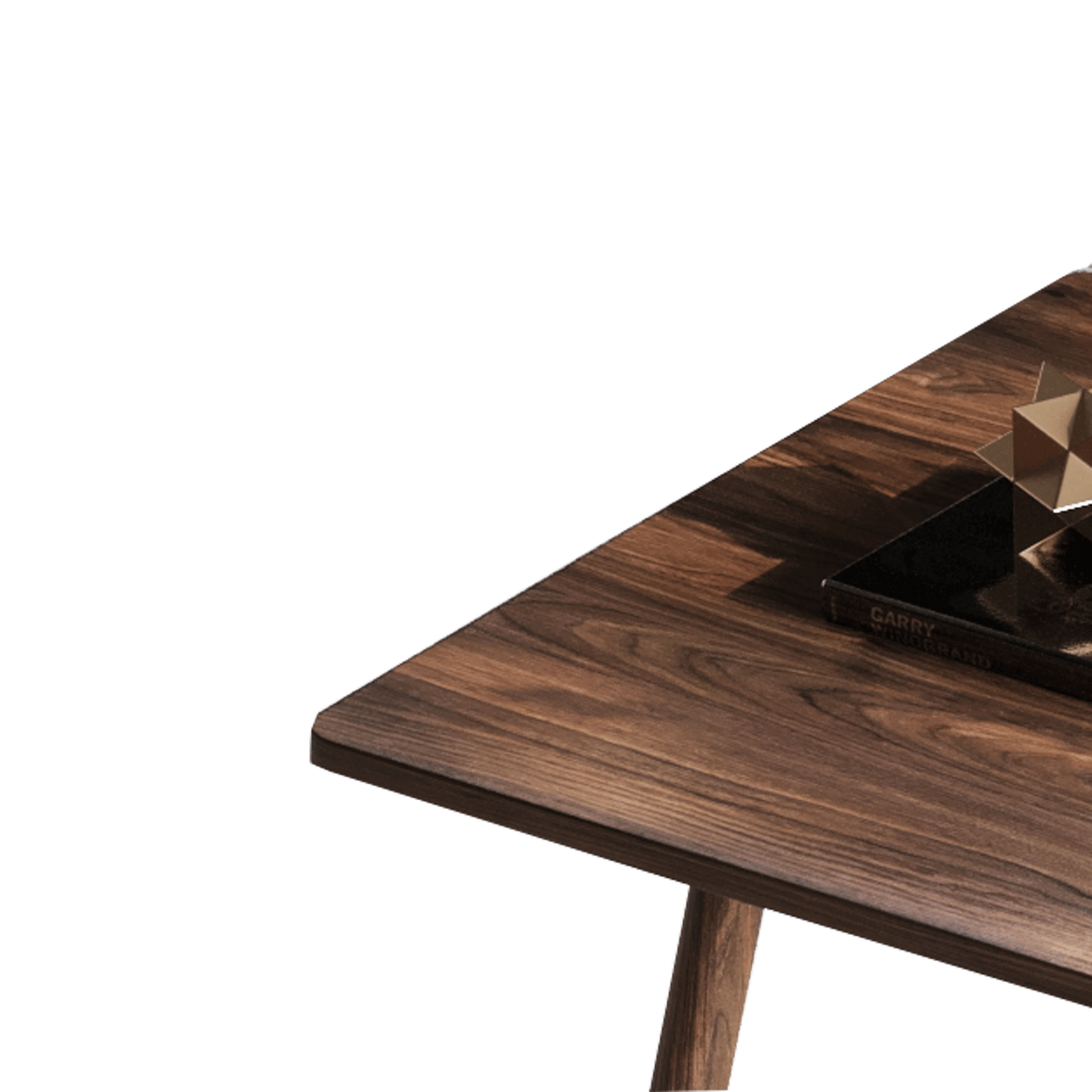 Modern Minimalist Mdf Desktop, Walnut Color Metal Legs, Small Sized Dining Table, Computer Desk, Office Desk, Kitchen Table, For 6 Seat.Suitable For Kitchen, Dining Room, Living Room Walnut Seats 4 Kitchen Round Mdf