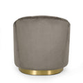 Arm Chair Grey Velvet