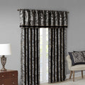 Jacquard Window Valance Black 50X18
