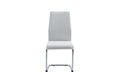 Sasa White Dining Chairs Kit Of 4 White Metal