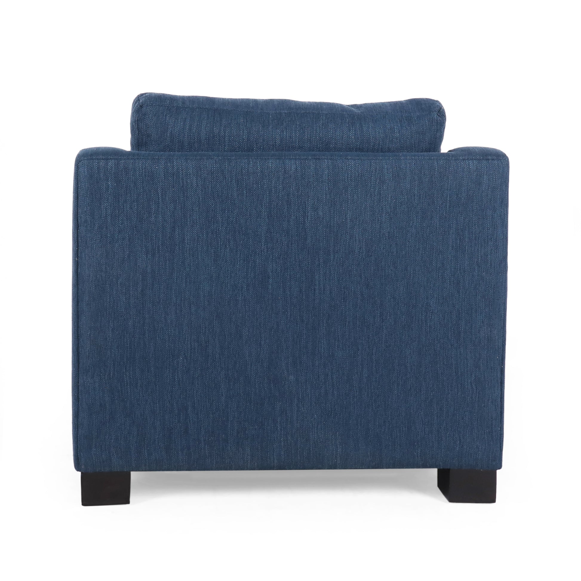 Club Chair Navy Blue Fabric 1 Seat