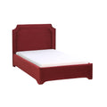 Lark Toddler Bed In Cabernet Red Fabric