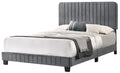 Lodi G0408 Kb Up King Bedgray Gray Foam Velvet