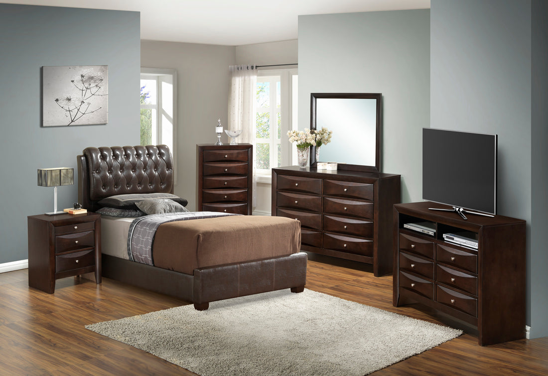 Marilla G1550C Tb Up Twin Beddark Brown Dark Brown Foam Pu