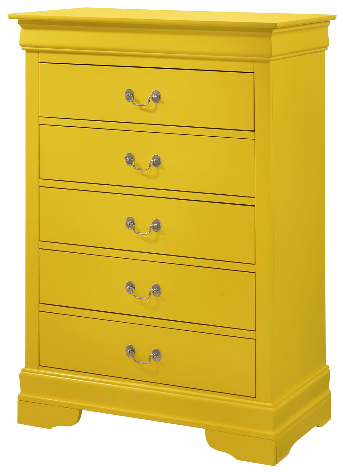 Louis Phillipe G3102 CH Chest , Yellow yellow-particle board